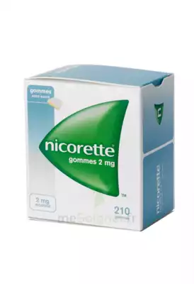 Nicorette 2 Mg Gom à Mâcher Médic Sans Sucre Plq/210gom à Bordeaux