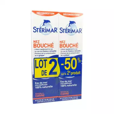 Stérimar Nez Bouché Solution Nasale Adulte 2fl Pulv/100ml à Bordeaux