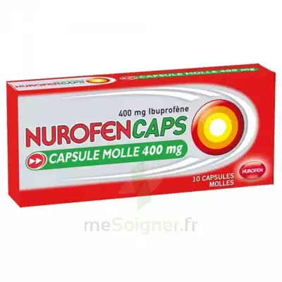 Nurofencaps 400 Mg Caps Molle Plq/10 à Bordeaux