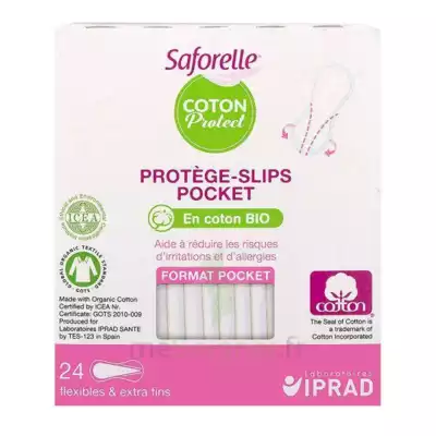 Saforelle Coton Protect Protège-slip Pocket B/24 à Bordeaux
