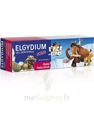 Elgydium Age De Glace Pâte Dentifrice Fraise Givrée Kids 2/6ans 50ml à Bordeaux